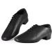 Men's Black Leather Ballroom Dance Shoes - Size 9.5 | Latin Salsa Dancing Character Shoes - Buy Online on SooperMarket.com
