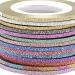 Dajidafu 14piece Easy To Nail Art Striping Tape Set Fashionable And Unique For Stunning Nails Paper Wide Application Multicolored Random Color 1MM - Buy Online on SooperMarket.com