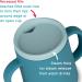 TUM TUM 3-way Baby Trainer Cup 180ml (Blue) | Designed by Feeding Specialist - Buy Online on SooperMarket.com