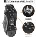 Rhino Valley Ice Cleats Spikes Crampons - Stainless Steel Ice Grips for Men & Women - Anti Slip Traction Cleats for Hiking & Outdoor Activities - Buy Online on SooperMarket.com