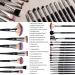 Buy BS-MALL 24-Piece Professional Makeup Brush Set - Perfect for Makeup Enthusiasts | Classic Black-Silver Design & Multi-Functional Tools - International Shipping Available - Buy Online on SooperMarket.com