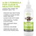 Mighty Petz Dog Ear Cleaner Solution 8 oz - Vet Formulated Gentle Otic Cleaning Drops for Dogs - Supports Infection-Prone Ears, Removes Wax, Debris, & Odor - Cucumber & Melon Scent - Large - Buy Online on SooperMarket.com