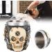 Men's Beard Shaving Bowl - Stainless Steel Soap Mug for Barbers & Home Use - Premium Quality Shaving Accessories - Buy Online on SooperMarket.com