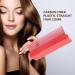 Hair Straightener Comb - Pink Barber Straightening Brush & Styling Attachment for Flat Iron | International Shipping Available - Buy Online on SooperMarket.com