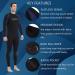 Lemorecn Men's Wetsuit Neoprene Full Body Diving Suit 3/2mm and 5/4mm - Black+Blue, Large | 16 Sizes Available - Buy Online on SooperMarket.com