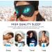 Haskirky Light Blocking Eye Mask - Adjustable Men and Women Travel, Yoga, Meditation - Black Cat Eyes Design for Office Deep Sleep Comfort - Buy Online on SooperMarket.com