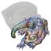 KAKIWYHHH Magical Skull Dragon 3D Epoxy Resin Silicone Mold for Fondant Sugar Craft  Cake Topper Decorating  Polymer Clay  Plaster