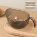 HMLTD Drain Basket - Multi-Purpose Bowl Strainer with Multi Fine Holes | Kitchen Utensils for Rice Tomatoes Soybeans Peppers Apples Grapes Gray - Buy Online on SooperMarket.com