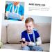 MUSISALY Children's Arm Sling Arm Sling for Wrist Injury Sling for Arm and Shoulder Arm Support Arm Brace Net 50X27CM Sky-blue - Buy Online on SooperMarket.com