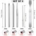6-Piece Paracord Stitching Set with FID Needles & Smoothing Tool - Silvery - Buy Online on SooperMarket.com