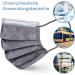 Beurer MM 15 Type IIR Medical Face Mask - 3-Layer Protection Heat Absorbing Gray - 10 Pieces | Made in EU International Shipping - Buy Online on SooperMarket.com