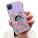 Tivenfezk Nadoli for Samsung Galaxy A12 4G/5G Treibsand B r Astronaut Hidden Stand Shell caricature glitter astronaut stand soft silicone bling cell phone case Samsung galaxy a12 4g/5g purple