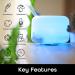 500ml Smart WiFi Essential Oil Diffuser & Humidifier with Alexa & Google Home Control - Buy Online on SooperMarket.com