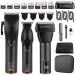 Professional Hair Clippers & Hair Trimmer & Foil Shaver Kit for Men Beard Trimmer Clippers and Trimmers Set Cordless Mens Hair Clippers for Hair Cutting Grooming Face Family Barber Black