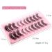 Shop 10 Pairs of Handmade Glitter Diamond False Eyelashes Reusable Fluffy & Easy to Wear for Parties & Festivals - Buy Online on SooperMarket.com