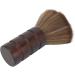 Hair Cutting Neck Dust Brush with Nylon Hair Wooden Handle for Home Salon Barber Dust Cleaning Brush for Face Neck Hair - Buy Online on SooperMarket.com