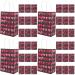 ULTECHNOVO 40 Pcs Valentine's Day Tote Paper Storage Bags Paper Favor Bags Kids Birthday Paper Goodie Bags Valentines Treat Bag Goodie Bags for Kids Valentine Bags with Handles Handheld Gift 1 count (Pack of 1) As Shown 2x4pcs