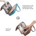BAGSMART Large Hanging Toiletry Bag | Womens Cosmetic Travel Wash Bag | Lake Blue | Full-Sized Container | - Buy Online on SooperMarket.com