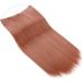 Silk-co One Piece Wire in Hair Extensions 20inch Long Straight Hairpiece No Clip Synthetic Hair Wire String Redish Brown - Buy Online on SooperMarket.com