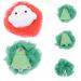 2pcs Exfoliating Bath Ball Shower Puff Sponges for Girls - Soft Bathing Loofah Accessories | Ideal for Holiday Gifting - Buy Online on SooperMarket.com