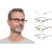 Edison & King Brown Reading Glasses +2.50 dpt | Premium Lenses 2 Wearing Options - International Shipping Available - Buy Online on SooperMarket.com
