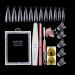Kalolary 120PCS Gel Nail Dual Forms Set | Nail Art Stickers, Brush, File & Clips | Acrylic Nails Extension Kit - Buy Online on SooperMarket.com