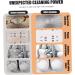 Sponges for Cleaning 100Pcs Eraser Sponges for Cleaning Cuttable Foam Sponge Cleaning Sponges Thick and Long Lasting White Sponges Multi-Functional Eraser Sponges - Buy Online on SooperMarket.com