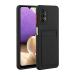 Tivenfezk Nadoli Silicone case for Samsung Galaxy A73 5G Ultra thin shockproof scratch -resistant Wallet soft TPU protective cover Mobile phone case with credit card holder Samsung Galaxy A73 5g black