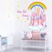 DECOWALL SG-2207 Rainbow Castle Quote Wall Stickers - Fairy Tale Dreams Decals for Kids Girls Nursery - Removable Art Decor - Buy Online on SooperMarket.com