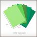 Cardstock 8.5 x 11 Paper Pack - Assorted Colored Scrapbook Paper 65lb - Double Sided Card Stock for Crafts Embossing Cardmaking - 50 Sheets Solid Core Greens - Buy Online on SooperMarket.com