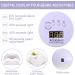Roexun 168W UV LED Nail Lamp - Portable USB Nail Dryer for Gel Polish with Auto Sensor & 4 Timer Settings | Perfect for Fingernail & Toenail Care - Buy Online on SooperMarket.com