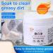 Foam Rust Remover Kitchen All-Purpose Cleaning Powder Kitchen Instant Cleaning Powder Kitchen Clean All Purpose Cleaning Foam Soak To Clean Greasy Dirt Comes with 3 Crevice Brushes (250g+110g) - Buy Online on SooperMarket.com