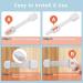 Jingling Child Safety Belt Locks - Self-Adhesive Cupboard & Fridge Drawer Locks for Ultimate Child Safety - Buy Online on SooperMarket.com