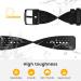 ANBEST Silicone Strap for Polar Vantage M & M2 | Sport Replacement Bracelet for Polar Grit X - Black - Buy Online on SooperMarket.com