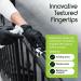 Inspire Black Nitrile Gloves - Original Quality Disposable Latex-Free Thick Medical & Cooking Gloves - Large Size | Best International Shipping - Buy Online on SooperMarket.com