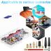 33-Piece Bicycle Valve Adapter Set - DV SV AV French Valve Adapters with Storage Box & Inflatable Hose for All Bicycle Valves | International Shipping Available - Buy Online on SooperMarket.com