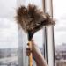 Kioiner Ostrich Feather Duster 34cm/13.3inch Antistatic Natural Ostrich Feather Duster Fluffy Feather Duster with Wooden Handle for Home Office Car Keyboard Blinds Bookcase Furniture - Buy Online on SooperMarket.com