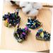 VILLCASE 2pcs Colorful Crystal Clusters Fish Tank Stones Mineral Specimen Natural Stones Cluster Rough Stone - Buy Online on SooperMarket.com