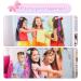 6 Colors Unicorn Bow Clips with Glitter Butterfly Hair Extensions - Princess Dress Up Headdress for Girls - Buy Online on SooperMarket.com
