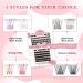 168 Pcs Mixed Cluster Lashes DIY Eyelash Extensions - First Glance+Adore D-Mix | Super Thin Band, Soft & Easy to Wear - Individual Lashes 10-16mm - Buy Online on SooperMarket.com