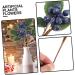 ABOOFAN 15 Pcs Artificial Berry Cuttings Christmas Faux Apples Fake Berries Green Garland Artificial Pine Picks Decor Xmas Tree Picks Blue Flowers Cherry Bean Sticks Iron Dark Bluex3pcs 18X7.5X3CMx3pcs - Buy Online on SooperMarket.com