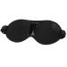 Magnet Blindfold Sleeping Blindfold Black Soft Polyester for Home Use for Different Head Size