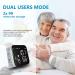 Ruord Large LED Backlit Blood Pressure Monitor - Adjustable Wrist Cuff, 99 Reading Memory, Irregular Heartbeat Indicator - Automatic Digital BP Monitor for Home Use - Black - Buy Online on SooperMarket.com