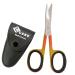 YSCARE Cuticle Nail Scissors Curved Blade Stainless Steel Beauty Scissors for Manicure Pedicure Grooming Finger & Toe Nail Eyebrows Nose Beard Hair Trimming (Multi)