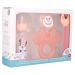 Baby gift set with bottle pacifier pacifier holder & teething ring | Minnie Mouse (Disney Baby) Minnie 240 ml (1 pack)