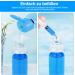 10 Empty Travel Flashing Containers with Folding Lids | Cosmetic Bottles Set with Funnel Pipette & Labels for Travel - Buy Online on SooperMarket.com