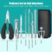 Jupeli Professional Toenail Clip Set - Sharp Stainless Steel Nail Clippers for Thick & Ingrown Nails 8PC Pedicure & Manicure Kit with Nail Scissors Shapers & Files - Perfect Foot Care Solution - Buy Online on SooperMarket.com