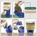 BESTBOMG 30# Replacement Knife for Dog Care - Compatible with Heiniger/Moser Max45/Andis/Easter A5 - 2 Pieces 1/50 (0.5 mm) Cutting Length - Gold Color 28#-G-2 - Buy Online on SooperMarket.com