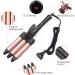 3 Barrel Hair Waver Curler 25MM - Rose Gold Mermaid Curling Wand - Buy Online on SooperMarket.com
