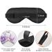 Haskirky Light Blocking Eye Mask - Breathable & Adjustable for Men and Women | Ideal for Travel, Yoga, Meditation | Retro Purple Flow - Buy Online on SooperMarket.com